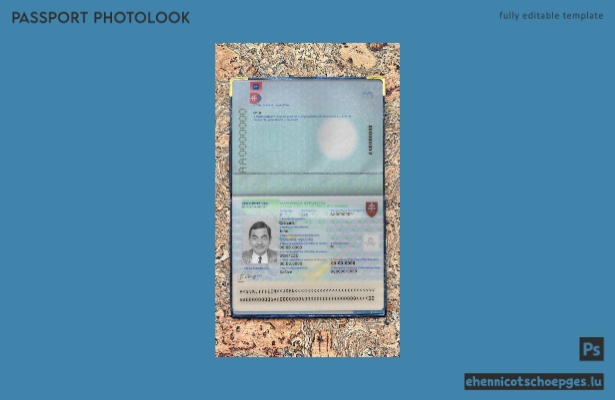 Slowakei-Pass-Foto-Beispielvorschau
